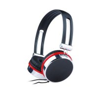 Gembird stereo headphones with microphone and volume control  black/silver/red ( MHS 903 MHS 903 ) austiņas