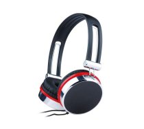 Gembird stereo headphones with microphone and volume control black/silver/red ( MHS 903 8716309078283 ) austiņas