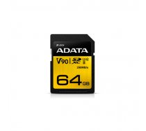 ADATA SDXC UHS-II U3 Class 10 64GB Premier One ( ASDX64GUII3CL10 C ASDX64GUII3CL10 C ASDX64GUII3CL10 C ) atmiņas karte