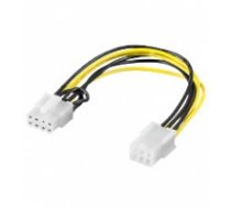 Goobay 93635 Power cable/adapter for PC graphics card; PCI-E/PCI Express; 6-pin to 8-pin  0.2m ( GOOBAY 93635 93635 93635 GENER 93635 ) kabelis datoram