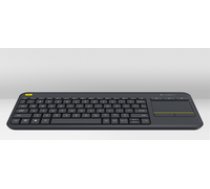 Logitech Wireless Touch Keyboard K400 Plus Black (Czech) ( 920 007151 920 007151 920 007151 ) klaviatūra
