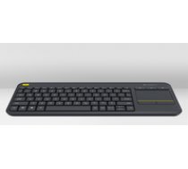 Logitech Wireless Touch Keyboard K400 Plus Black (Czech) ( 920 007151 ) klaviatūra