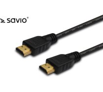 Kabel Savio HDMI - HDMI 1.5m czarny (SAVKABELCL-95) ( SAVKABELCL 95 SAVKABELCL 95 ) kabelis video  audio