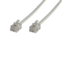 MicroConnect MPK105 Modular Straight RJ12 6C/6P 5m White ( MPK105 MPK105 MPK105 ) tīkla kabelis