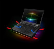 Thermaltake Massive 20 RGB laptop cooling pad 48.3 cm (19") 800 RPM Black ( CL N014 PL20SW A 841163000878 ) portatīvā datora dzesētājs paliknis