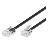 MicroConnect  RJ11-RJ45 6M M/M Black 6P/4C-8P/4C ( MPK456S MPK456S MPK456S ) tīkla kabelis