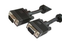 VGA-Kabel MediaRange Anschl. HD 15pin St/St 25.0m black ( MRCS126 MRCS126 MRCS126 ) kabelis video  audio