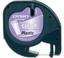 Dymo Letratag Band Plastik transparent 12 mm x 4 m ( S0721530 S0721530 S0721530 )