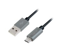 LOGILINK - Sync charging cable USB to Micro USB male grey ( CU0132 ) USB kabelis