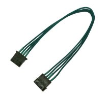 Nanoxia 4-Pin Molex extension cable 30cm green ( 900500025 900500025 900500025 ) kabelis datoram