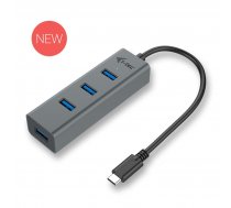 i-tec USB-C Metal 4-port HUB 4x USB 3.0 passive ( C31HUBMETAL403 ) USB centrmezgli