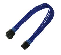 Nanoxia 8-Pin PCI-E extension cable 30cm blue ( 900200022 900200022 900200022 ) kabelis  vads