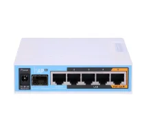 MikroTik hAP ac RouterOS L4 128MB RAM 5xGig LAN 2.4/5GHz 802.11ac 1xUSB 1xSFP ( MT RB962UiGS 5HacT2HnT 4752224003331 RTB-RB962UIGS-5HACT2HNT ) Rūteris