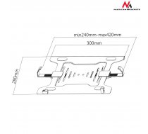 Maclean Laptop holder MC-764 - extension for spring brackets ( MC 764 MC 764 MC 764 ) aksesuārs datorkorpusiem