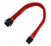 Nanoxia 8-Pin PCI-E extension cable 30cm red ( 900300022 900300022 900300022 ) kabelis  vads