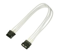 Nanoxia 4-Pin Molex extension cable 30cm white ( 900400025 900400025 900400025 ) kabelis datoram