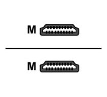 Sharkoon Adapter HDMI - HDMI white 1 0m ( 4044951015139 ) kabelis vads