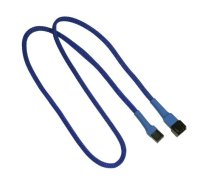 Nanoxia 3-Pin Molex extension cable 60 cm blue ( 900200001 900200001 900200001 ) kabelis datoram