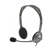 Logitech Stereo headset H111 Single 3.5 mm jack Grey Built-in microphone ( 981 000593 2413856 981000593 981-0005939 ) austiņas