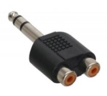 Adapter AV InLine InLine Audio Adapter 6.3mm Stereo meski - 2x Cinch zenski - 99323 ( 99323 99323 99323 ) adapteris