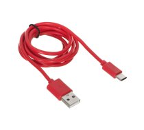 I-BOX USB TYPE-C CABLE 2A RED 1m ( IKUMTCR ) USB kabelis