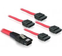 DELOCK Cable SAS intern 36pin-4x SATA(B) ( 83074 ) kabelis vads