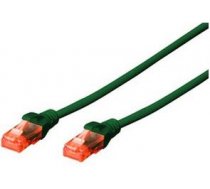 Patchkabel DIGITUS RJ45 U/UTP Cat6 5.00m grun Hebelschutz ( DK 1612 050/G ) tīkla kabelis
