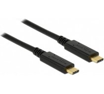 Delock Cable USB-C M/M 2.0 3m black E-Marker ( DE 83325 83325 ) USB kabelis