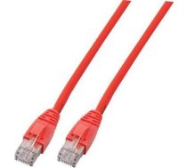 EFB RJ45 Patchkabel U/UTP Cat.6 LSZH CCA 1m rot ( K8104RT.1 ) tīkla kabelis