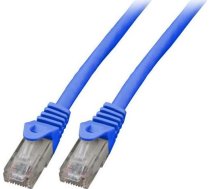 EFB RJ45 Patchkabel U/UTP Cat.6 LSZH CCA 0 5m blau ( K8104BL.0 5 ) tīkla kabelis