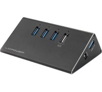 USB-Hub LC-Power 3x USB 3.0 + 1xLadefunktion LC-HUB-ALU-2B-4 ( LC HUB 2B 4 LC HUB 2B 4 ) USB centrmezgli