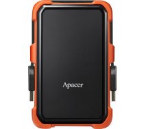 Apacer AC630 1 TB IP55 - USB 3.1 Gen 1 - 2.5 - black/orange ( AP1TBAC630T 1 AP1TBAC630T 1 ) Ārējais cietais disks