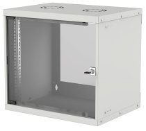 Intellinet Wallmount Cabinet 9U 540/400mm Rack 19'' glass door  flat pack  gray ( 714167 714167 714167 ) Datora korpuss
