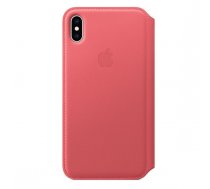 iPhone XS Max Leather Folio - peony pink ( MRX62ZM/A MRX62ZM/A MRX62ZM/A ) maciņš  apvalks mobilajam telefonam