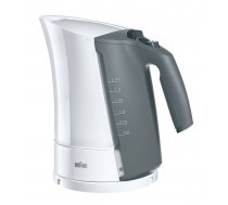 Braun WK 300 Standard kettle 2200 W 1.7 L Plastic White 360 degrees rotational base ( 4210201657712 0X21010003 0X21010041 WK300WH WK 300 WK300 white WK300/WH WK300bia ) Elektriskā Tējkanna