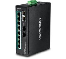 Switch 10-port Industrial Gbit PoE+ metall 240W ( TI PG102 TI PG102 TI PG102 ) komutators