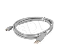 Lanberg CA-USBK-10CC-0018-S (USB 2.0 M - Mini USB  USB 2.0 M; 1 8m; gray color) ( CA USBK 10CC 0018 S CA USBK 10CC 0018 S ) USB kabelis