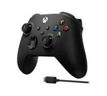 Xbox Series X Wireless Controller Carbon Black + USB-C Cable ( 889842657517 889842657517 ) spēļu konsoles gampad