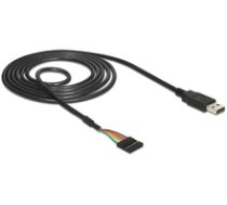 DeLOCK 1.8m USB2.0-A/TTL 6-p USB 2.0-A TTL 6-p Black Kabelschnittstellen-/a... ( 83784 ) USB kabelis