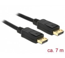 Delock DisplayPort cable - DisplayPort 7m black (84860) ( DE 84860 ) kabelis video audio