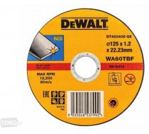 Dewalt Tarcza do ciecia stali nierdzewnej 125x1.2x22.2 plaska (DT42340Z-QZ) ( DT42340Z QZ )