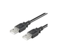 MicroConnect  USB2.0 A-A 1 8M M-M  BLACK Hi-Speed cable ( USBAA2B USBAA2B USBAA2B ) USB kabelis