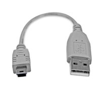 StarTech.com 15 cm Mini USB 2.0 A auf Mini B Kabel (USB2HABM6IN) ( USB2HABM6IN USB2HABM6IN USB2HABM6IN ) adapteris