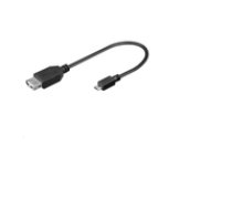 MicroConnect USB A - B Micro F-M 0 20m USB OTG (On The Go) compatible ( USBABMICRO2 ) USB kabelis
