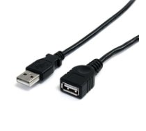 StarTech.com 1 8m USB 2.0 A Verlangerungskabel - Stecker / Buchse (USBEXTAA6BK) ( USBEXTAA6BK USBEXTAA6BK USBEXTAA6BK ) adapteris