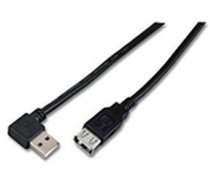 MicroConnect  USB2.0  Extension A-A 3m M-F Black  Hi-Speed cable ( USBAAF3B USBAAF3B USBAAF3B ) USB kabelis