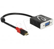Adapter USB-C-VGA M/F Thunderbolt 3 black ( 62994 ) adapteris