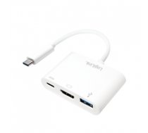 Logilink Adapter USB 3.1 Typ C  HDMI Displayport 1.2  USB ( UA0258 UA0258 UA0258 ) adapteris