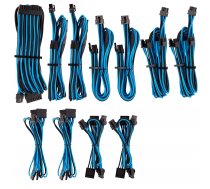 Corsair Power Supply Cable Premium Pro-Kit Type 4 Gen 4 20-piece - blue/black ( CP 8920228 ) aksesuārs datorkorpusiem