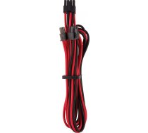 Corsair Premium Sleeved PCIe Cable Type 4 Gen 4 - red/black ( CP 8920247 CP 8920247 CP 8920247 ) aksesuārs datorkorpusiem